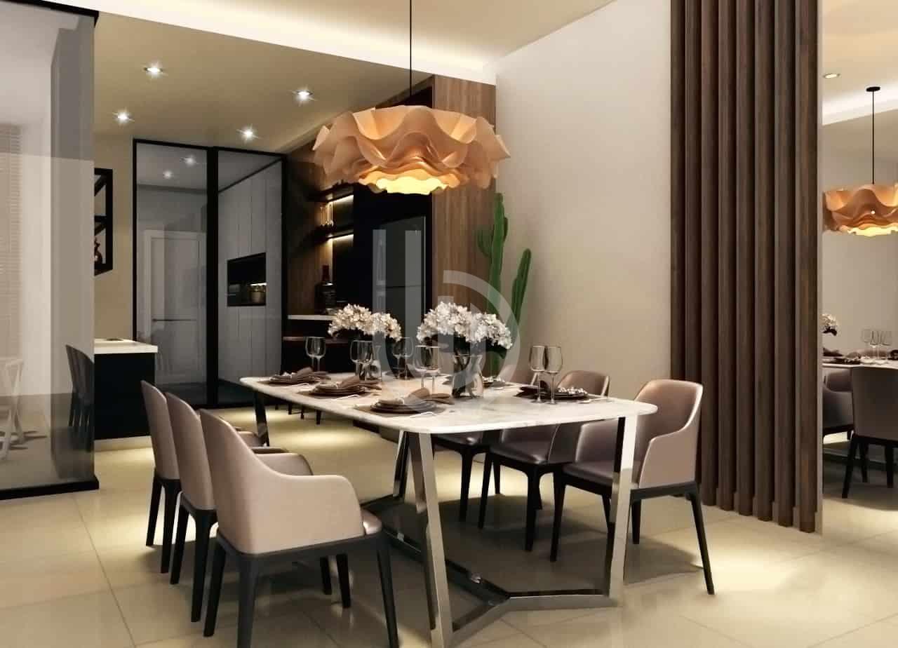 Dining room interior design kl