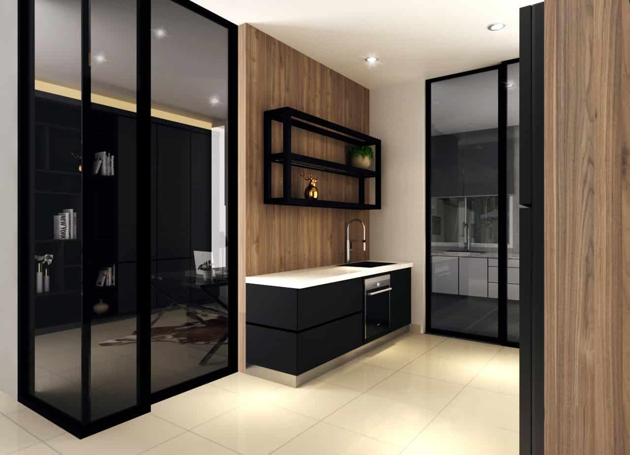 Dry Kitchen interior design kl